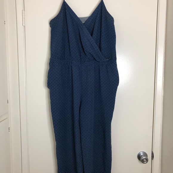 Madewell Faux-Wrap Cami Jumpsuit Sundial XL - Picture 2 of 8